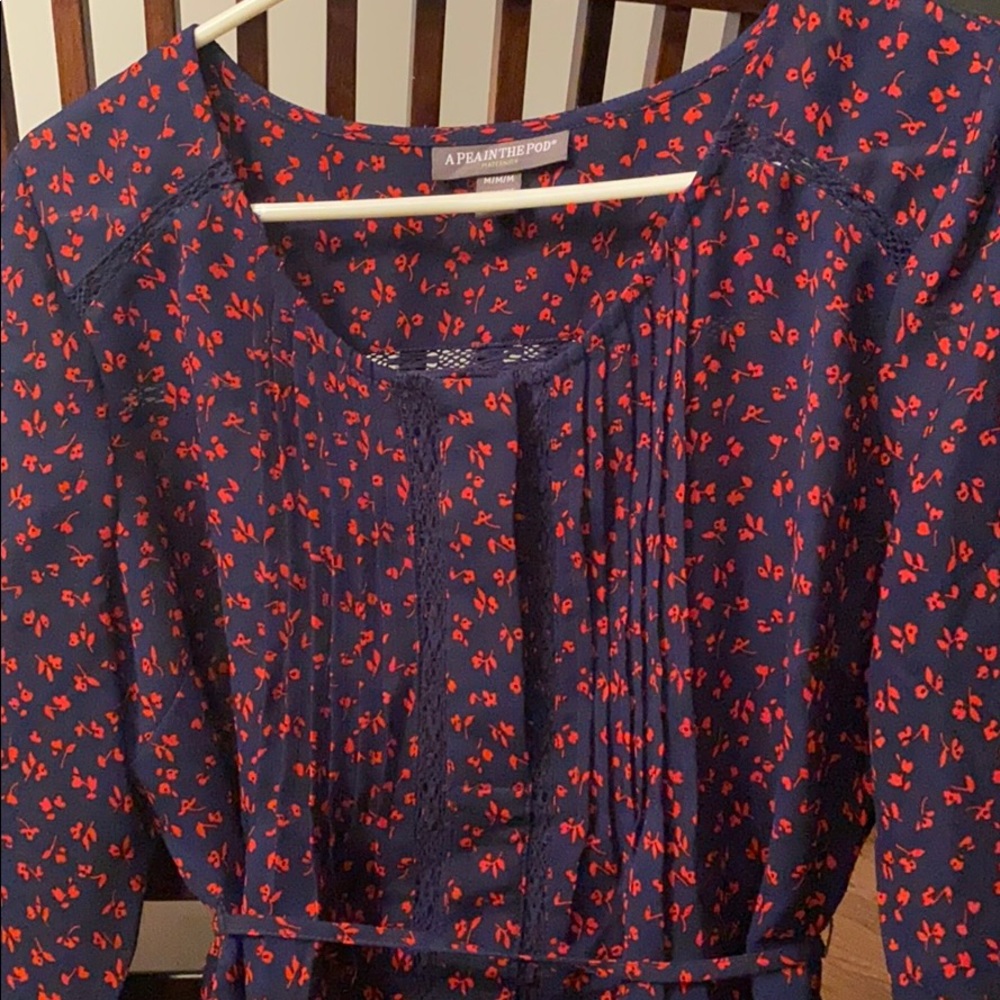 Stylish maternity blouse